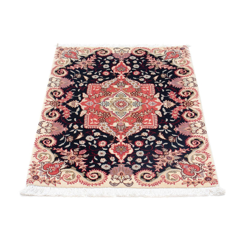 Persisk tæppe - Tabriz - Royal - 90 x 61 cm - mørkeblå