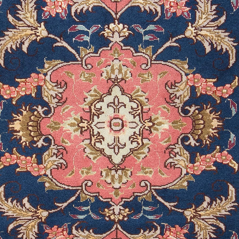 Persisk tæppe - Tabriz - Royal - 82 x 58 cm - mørkeblå