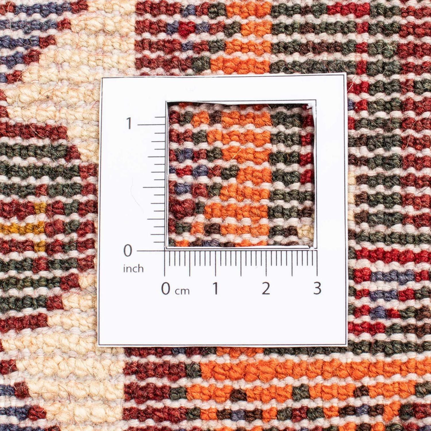 Persisk tæppe - Nomadisk - 312 x 216 cm - mørkerød