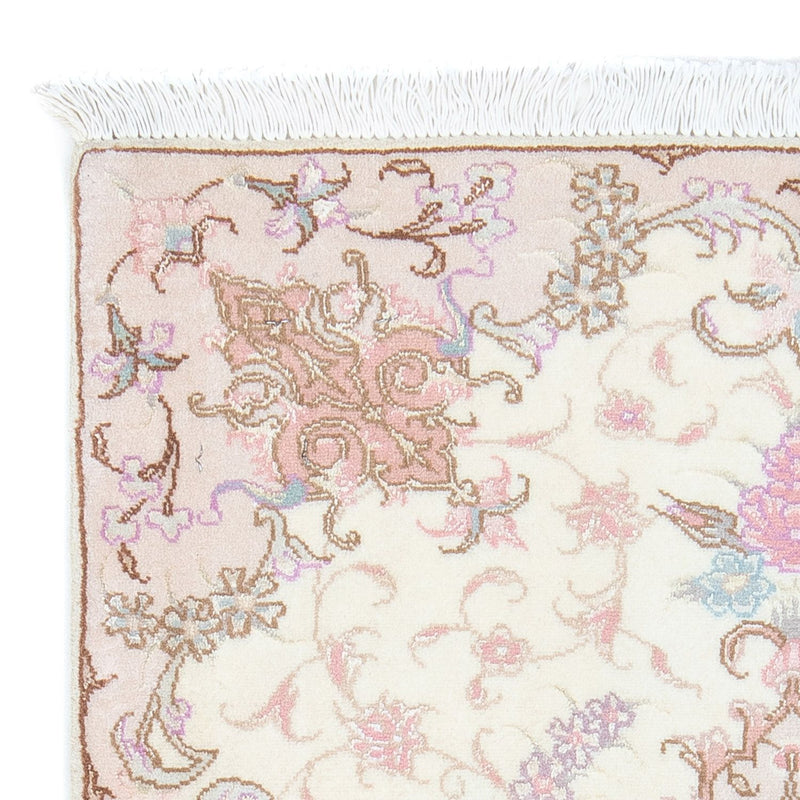 Persisk tæppe - Tabriz - Royal - 92 x 64 cm - beige