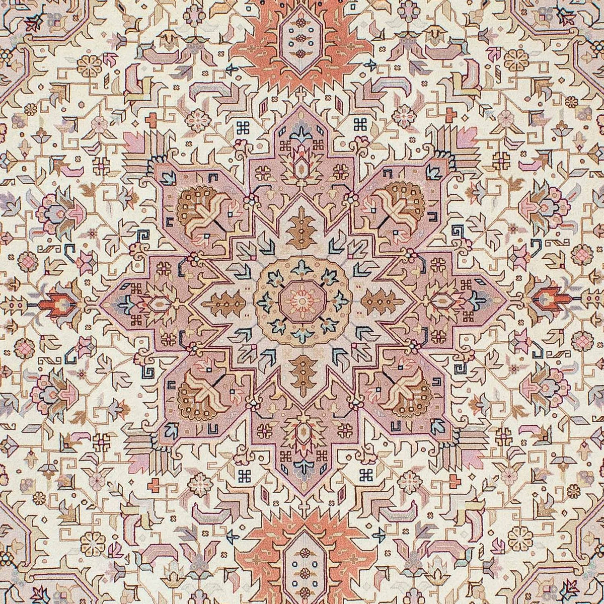 Persisk tæppe - Tabriz - Royal - 214 x 154 cm - beige
