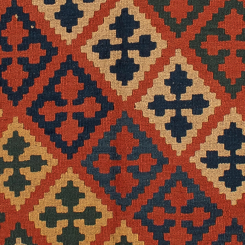 Kelim-tæppe - orientalsk - 200 x 154 cm - brun