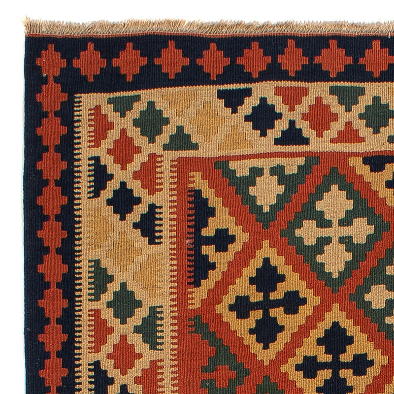 Kelim-tæppe - orientalsk - 200 x 154 cm - brun