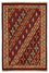 Kelim-tæppe - orientalsk - 209 x 154 cm - mørkerød