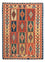 Kelim-tæppe - orientalsk - 215 x 163 cm - flerfarvet