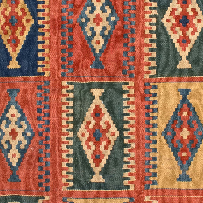 Kelim-tæppe - orientalsk - 215 x 163 cm - flerfarvet