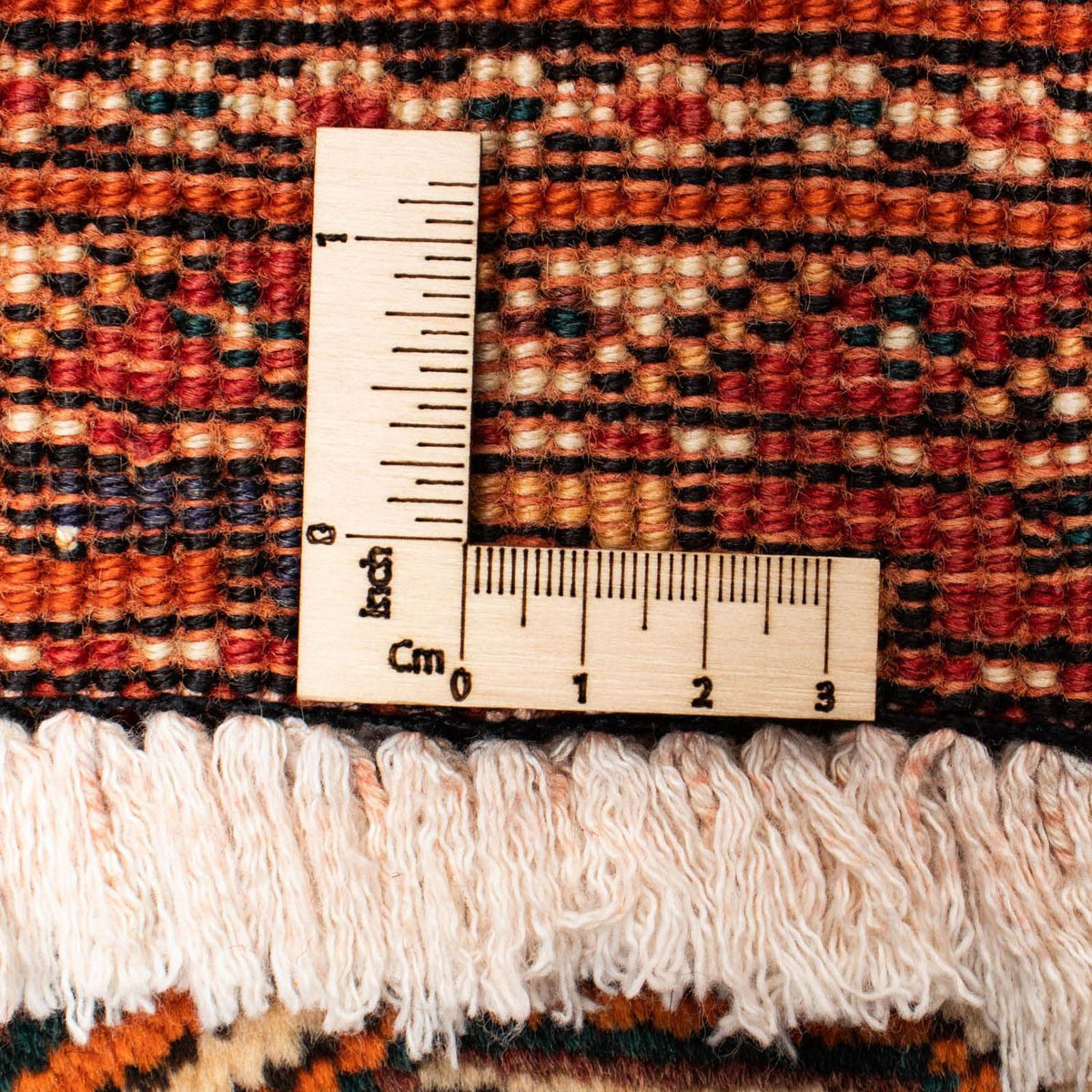 Løber Persisk tæppe - Nomadisk - 361 x 108 cm - mørkerød