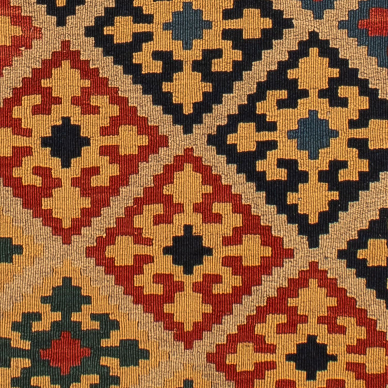 Kelim-tæppe - orientalsk - 203 x 158 cm - flerfarvet