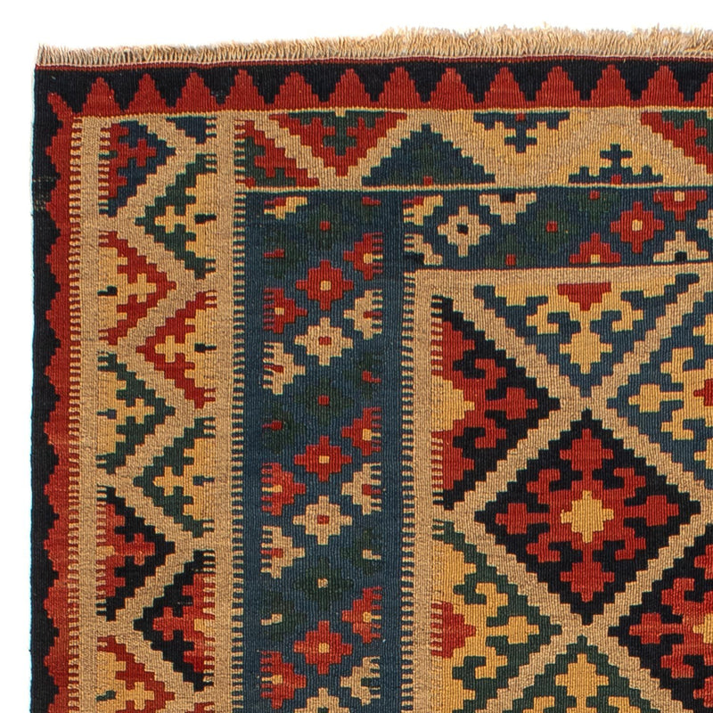 Kelim-tæppe - orientalsk - 203 x 158 cm - flerfarvet