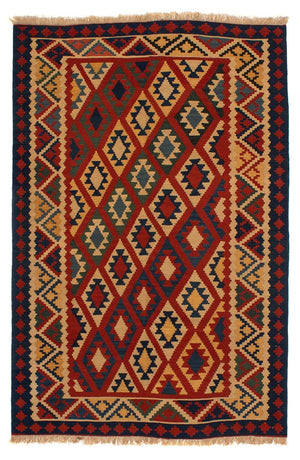 Kelim-tæppe - orientalsk - 200 x 152 cm - flerfarvet