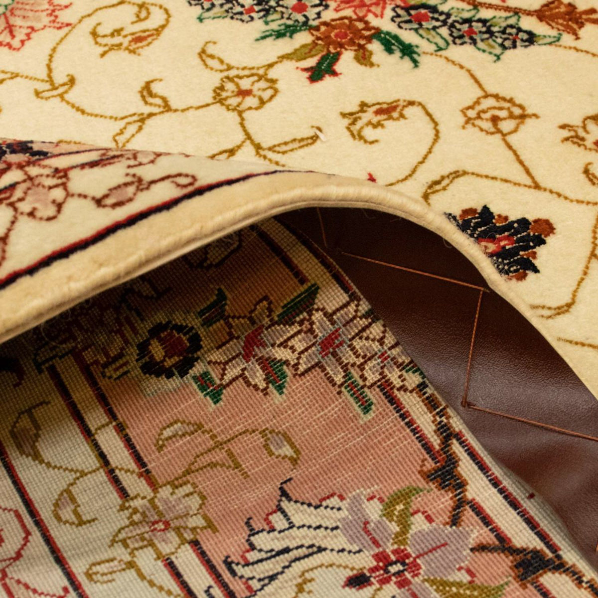 Persisk tæppe - Tabriz - Royal - 148 x 101 cm - beige