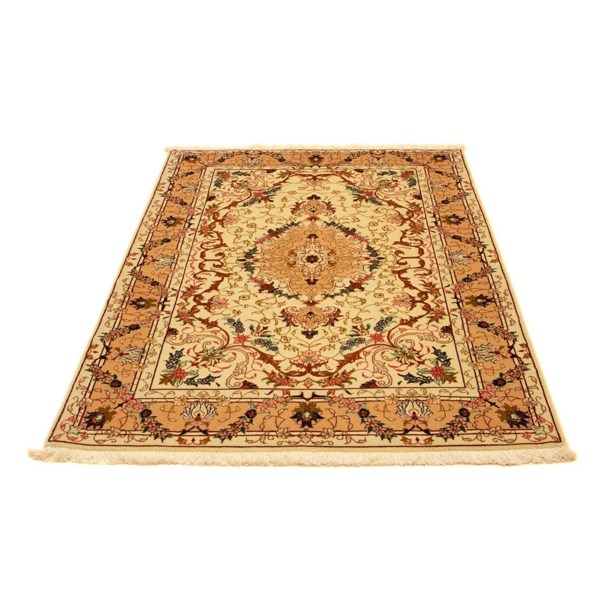 Persisk tæppe - Tabriz - Royal - 148 x 101 cm - beige