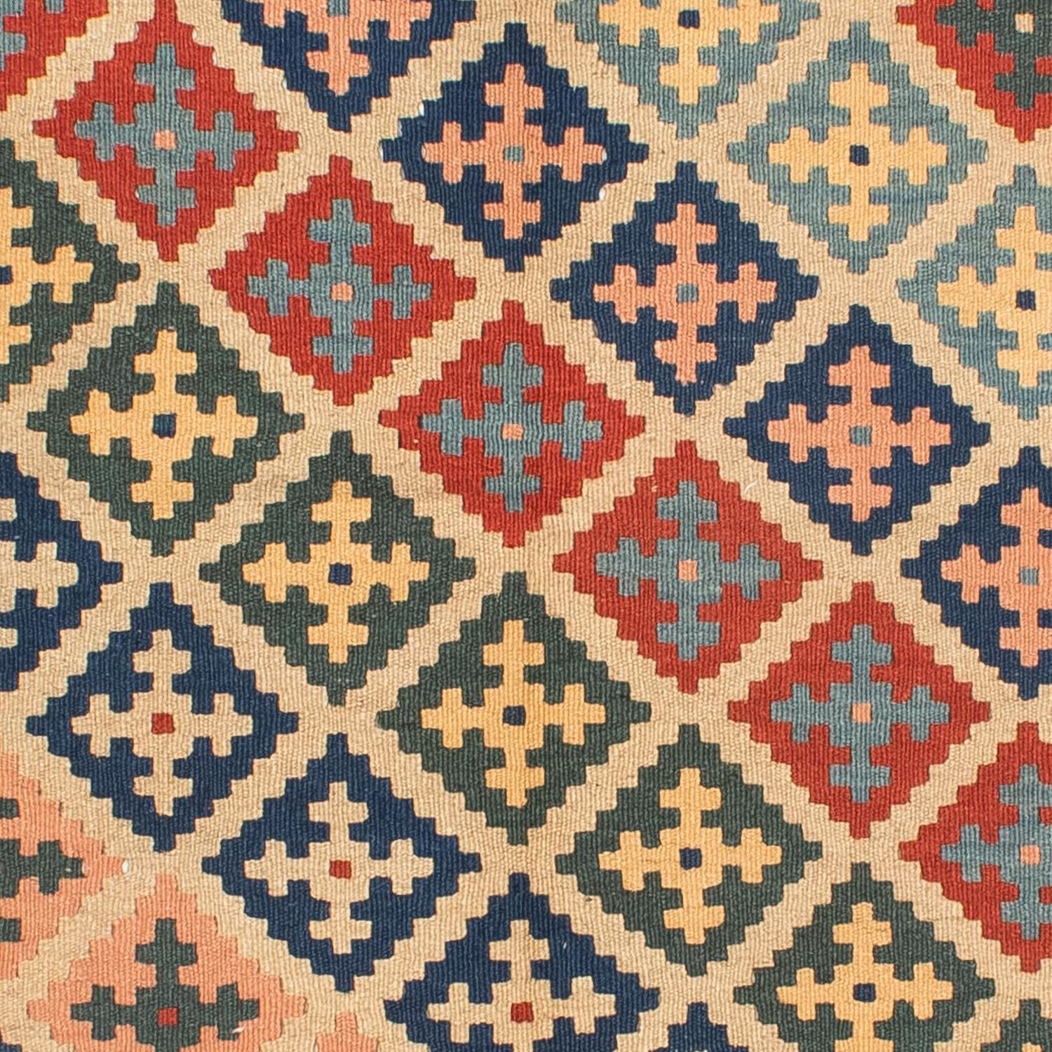 Kelim-tæppe - orientalsk - 221 x 164 cm - flerfarvet