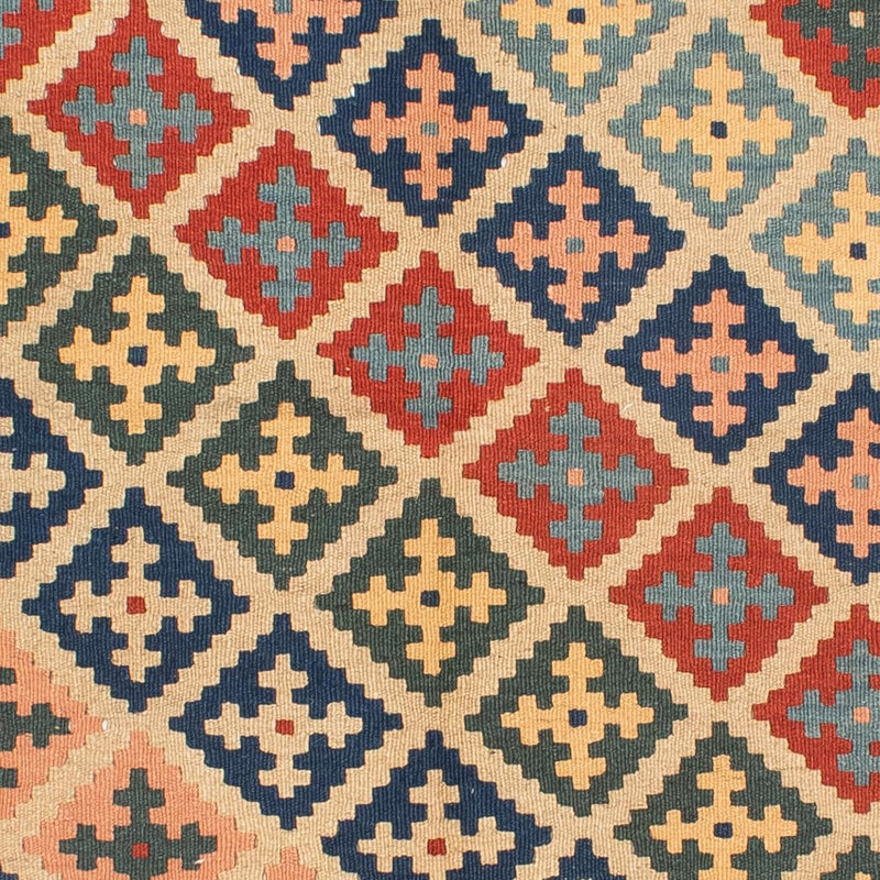 Kelim-tæppe - orientalsk - 221 x 164 cm - flerfarvet