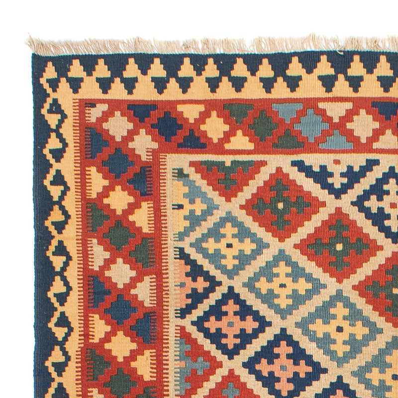 Kelim-tæppe - orientalsk - 221 x 164 cm - flerfarvet