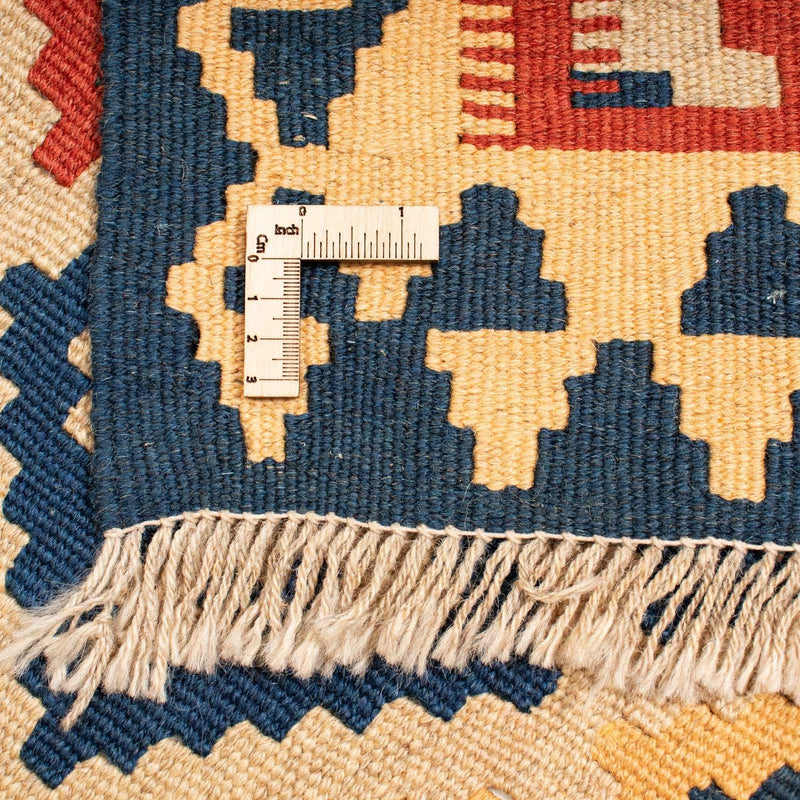Kelim-tæppe - orientalsk - 221 x 164 cm - flerfarvet