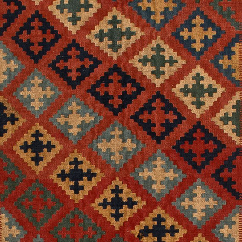Kelim-tæppe - orientalsk - 210 x 158 cm - flerfarvet