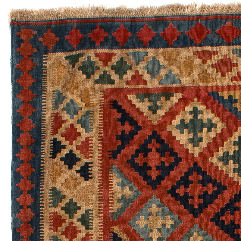 Kelim-tæppe - orientalsk - 210 x 158 cm - flerfarvet