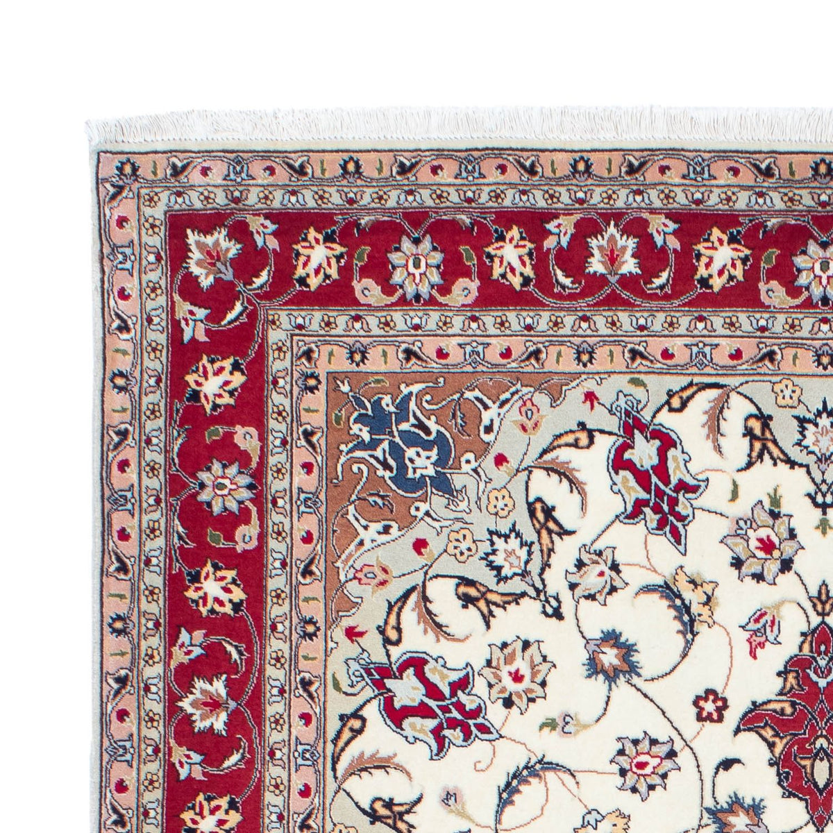 Persisk tæppe - Tabriz - Royal - 203 x 151 cm - beige