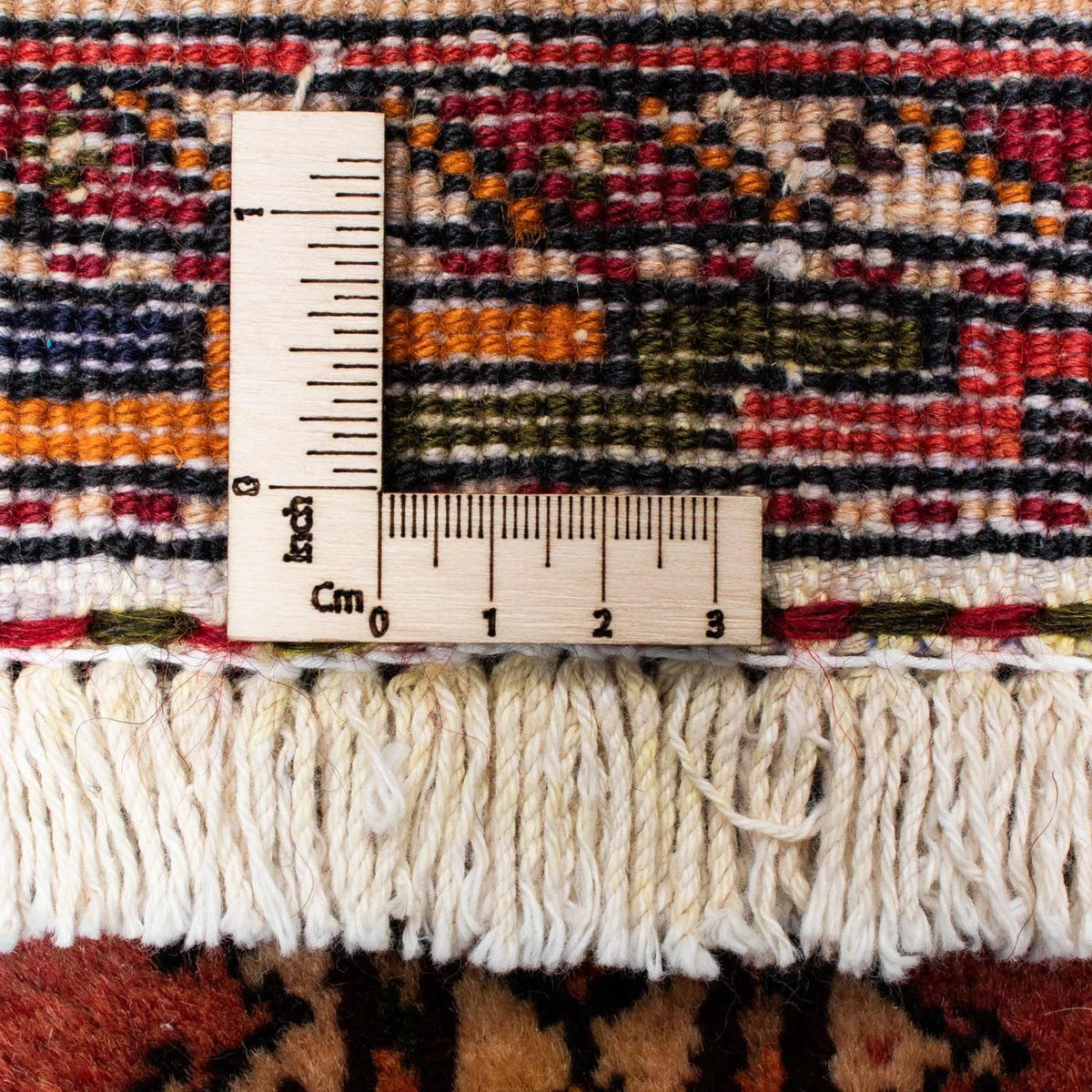 Løber Persisk tæppe - Nomadisk - 403 x 100 cm - lysrød