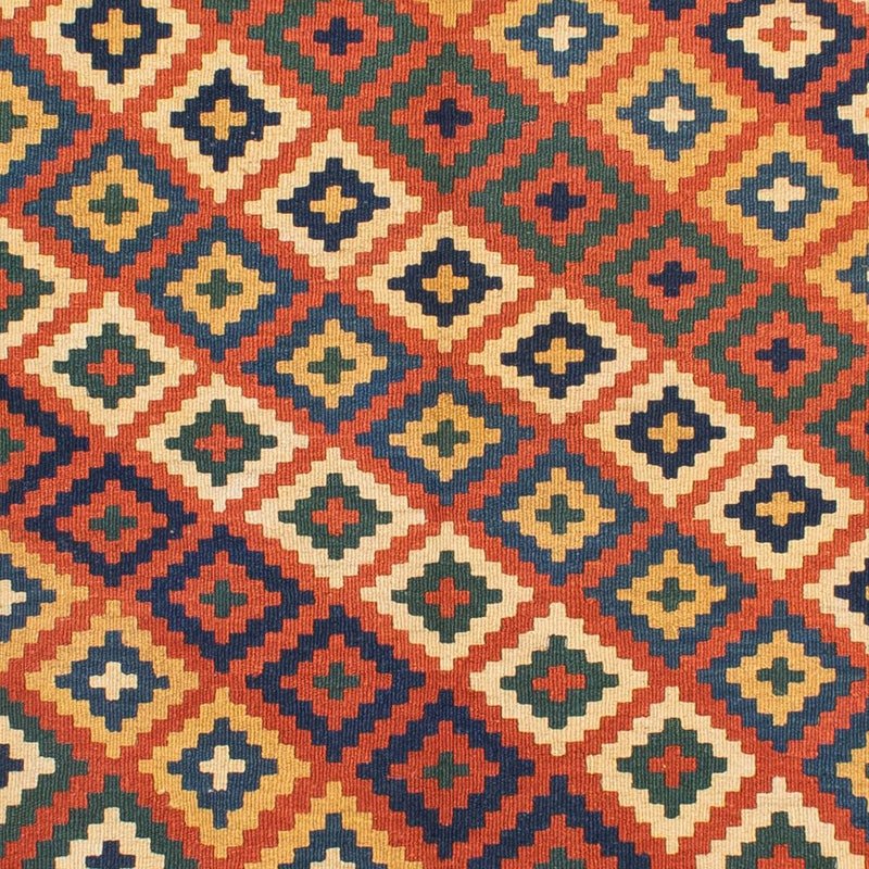 Kelim-tæppe - orientalsk - 202 x 153 cm - flerfarvet