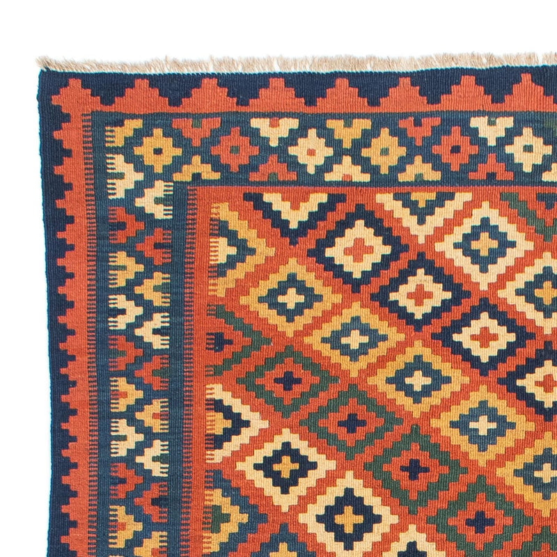Kelim-tæppe - orientalsk - 202 x 153 cm - flerfarvet