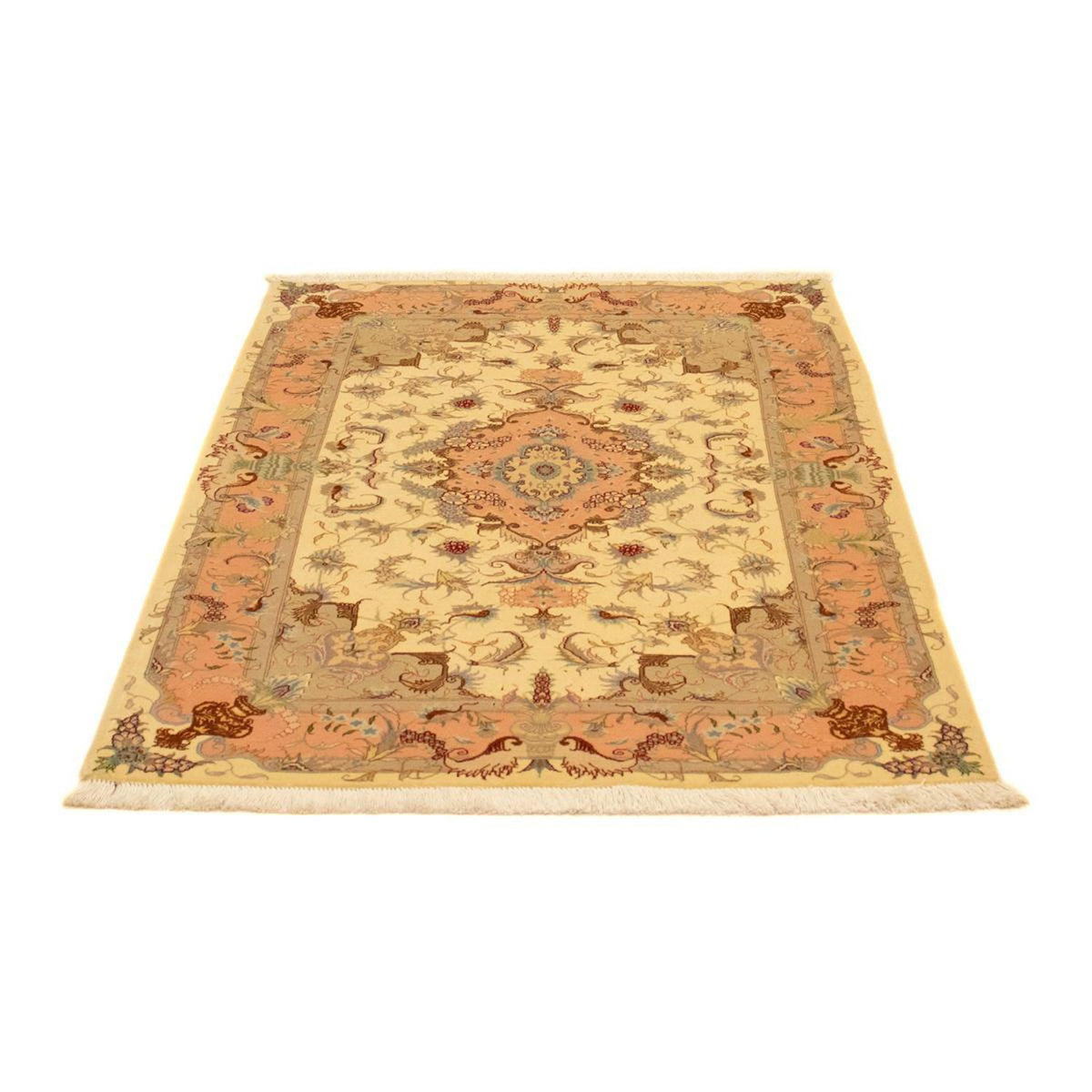 Persisk tæppe - Tabriz - Royal - 150 x 100 cm - beige
