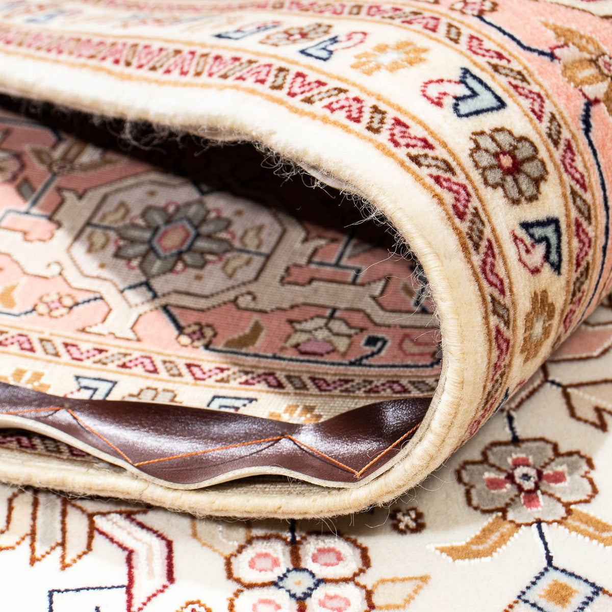 Persisk tæppe - Tabriz - Royal - 201 x 150 cm - beige