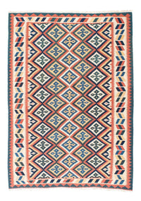 Kelim-tæppe - orientalsk - 191 x 153 cm - beige