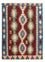 Kelim-tæppe - orientalsk - 265 x 190 cm - mørkerød