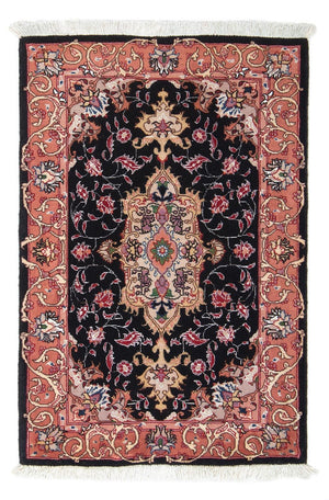 Persisk tæppe - Tabriz - Royal - 91 x 61 cm - mørkeblå