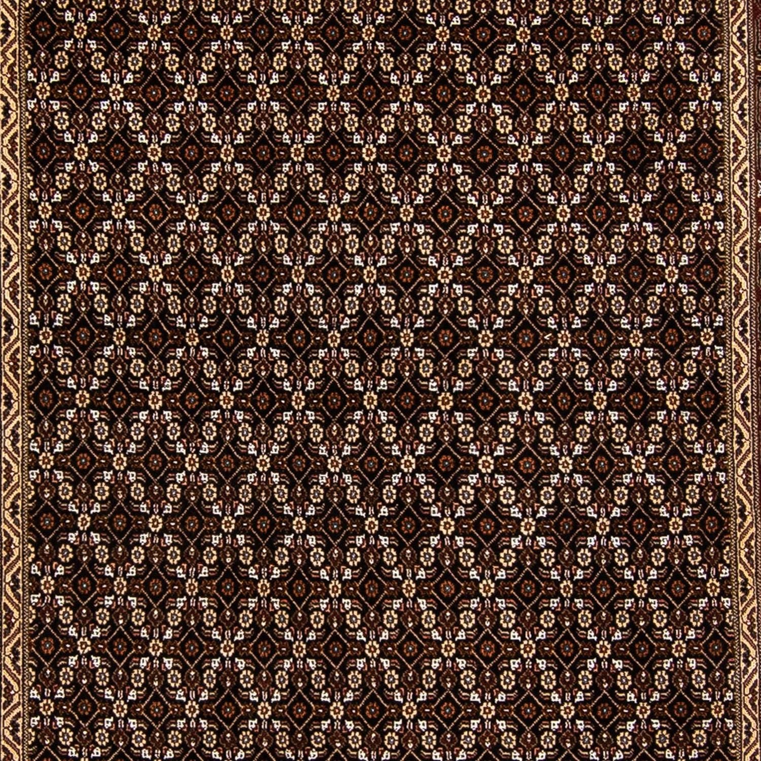 Løber Persisk tæppe - Tabriz - 336 x 123 cm - flerfarvet