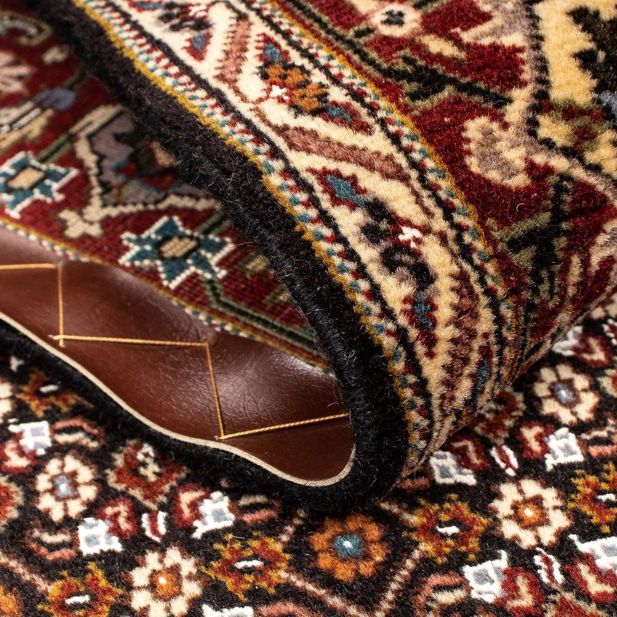 Løber Persisk tæppe - Tabriz - 336 x 123 cm - flerfarvet