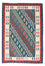 Kelim-tæppe - orientalsk - 193 x 131 cm - blå