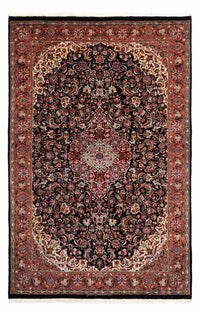 Persisk tæppe - Tabriz - Royal - 311 x 205 cm - mørkeblå