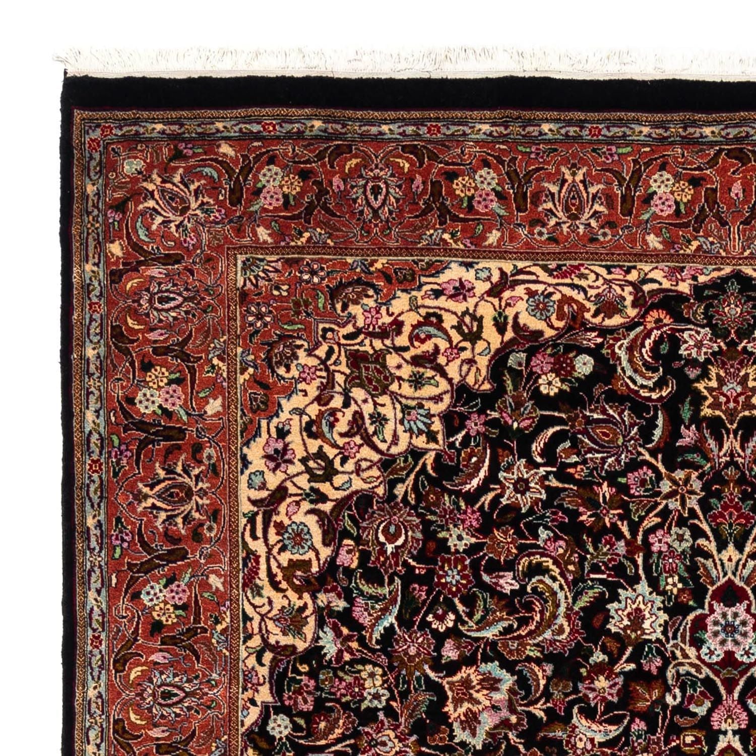 Persisk tæppe - Tabriz - Royal - 311 x 205 cm - mørkeblå