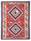 Kelim-tæppe - orientalsk - 213 x 160 cm - rød