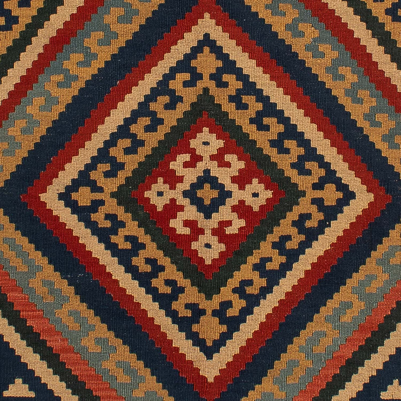 Kelim-tæppe - orientalsk - 213 x 150 cm - flerfarvet