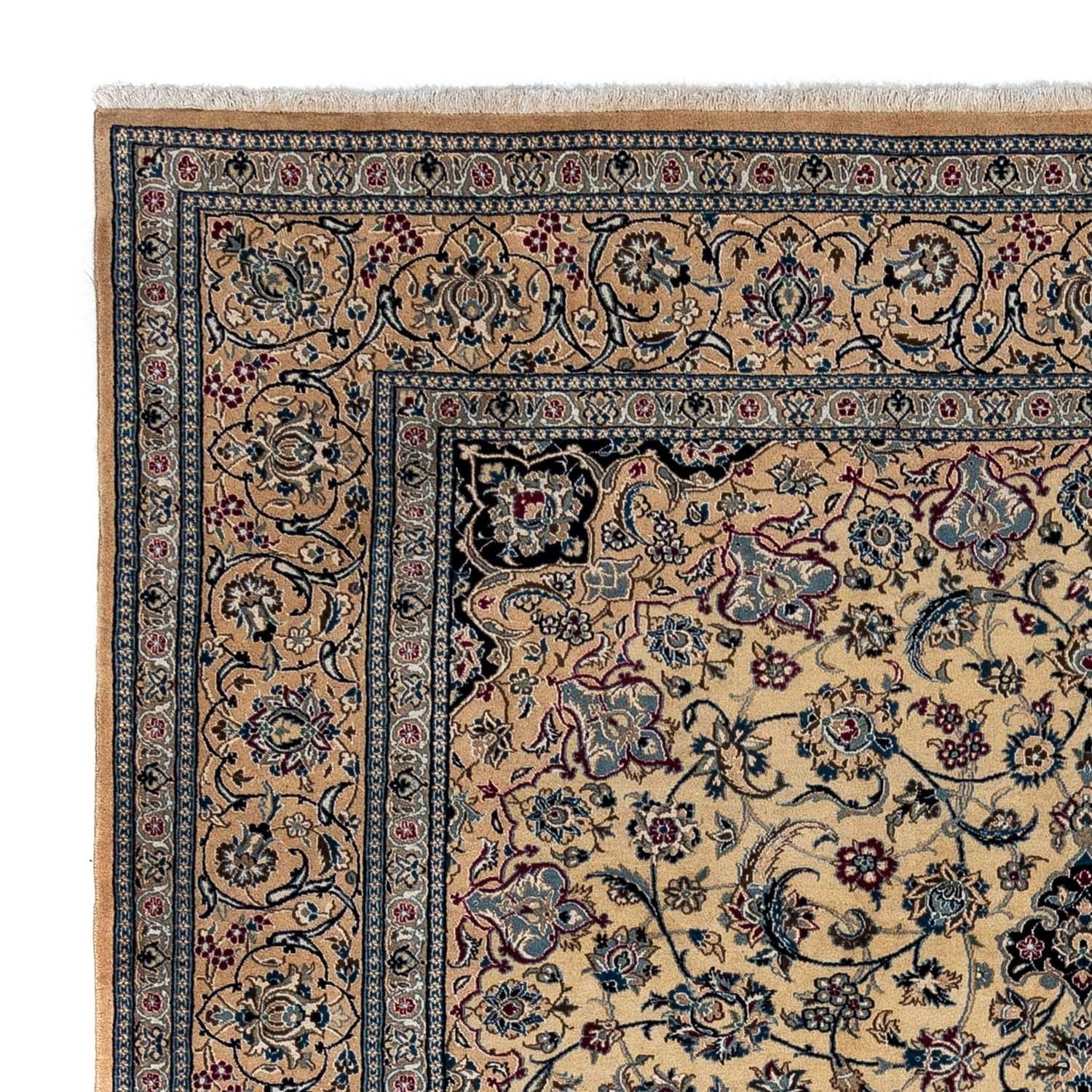 Persisk tæppe - Nain - Royal - 344 x 245 cm - mørk beige