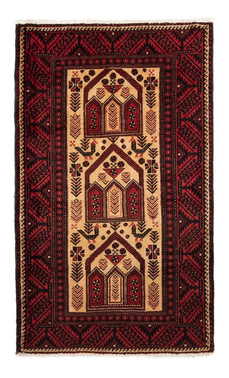 Baluch-tæppe - 193 x 118 cm - rød