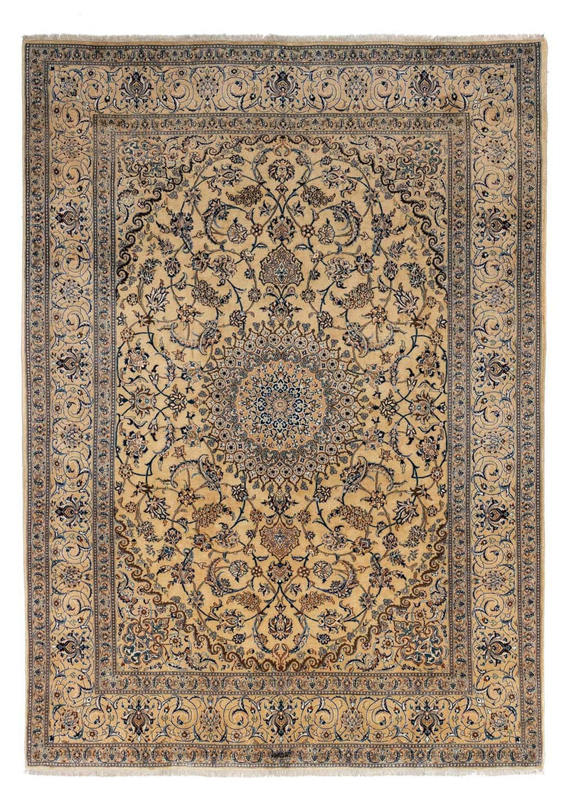 Persisk tæppe - Nain - Royal - 342 x 240 cm - beige