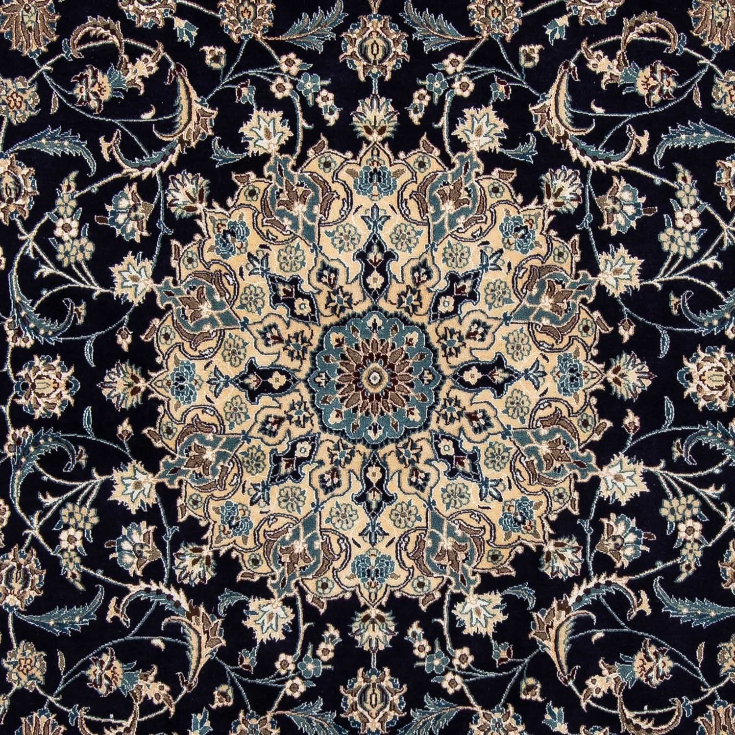 Persisk tæppe - Nain - Royal - 286 x 198 cm - sort