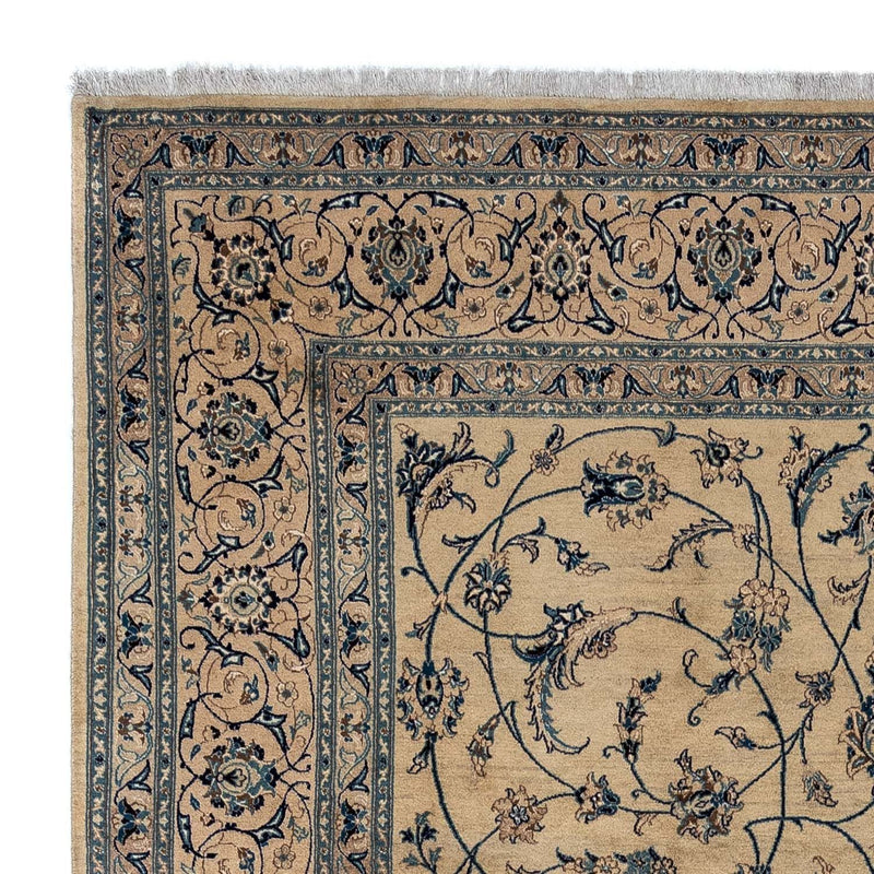 Persisk tæppe - Nain - Royal - 358 x 247 cm - mørk beige