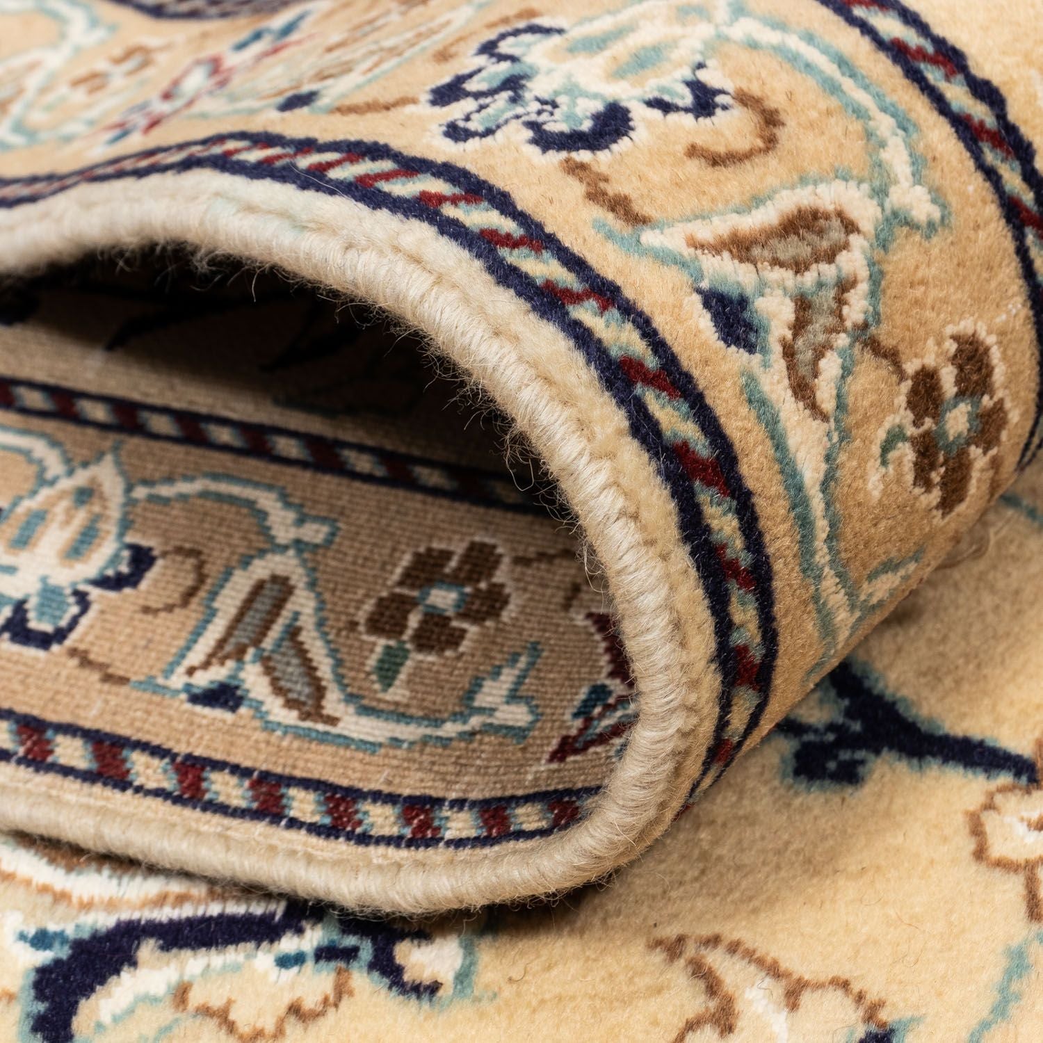 Persisk tæppe - Nain - Royal - 335 x 246 cm - beige