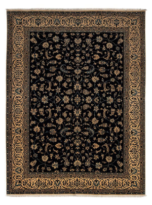 Persisk tæppe - Nain - Royal - 342 x 246 cm - sort