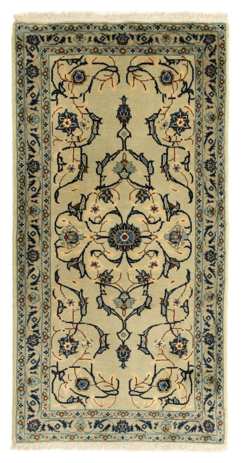 Persisk tæppe - Keshan - 138 x 69 cm - grøn