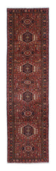Løber Persisk tæppe - Nomadisk - 297 x 79 cm - mørkerød