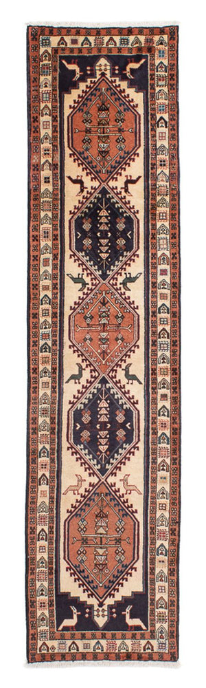 Løber Persisk tæppe - Nomadisk - 296 x 72 cm - beige