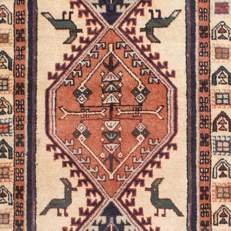 Løber Persisk tæppe - Nomadisk - 296 x 72 cm - beige