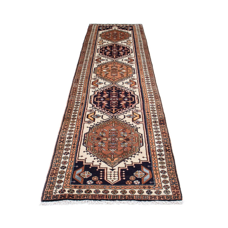 Løber Persisk tæppe - Nomadisk - 300 x 70 cm - beige